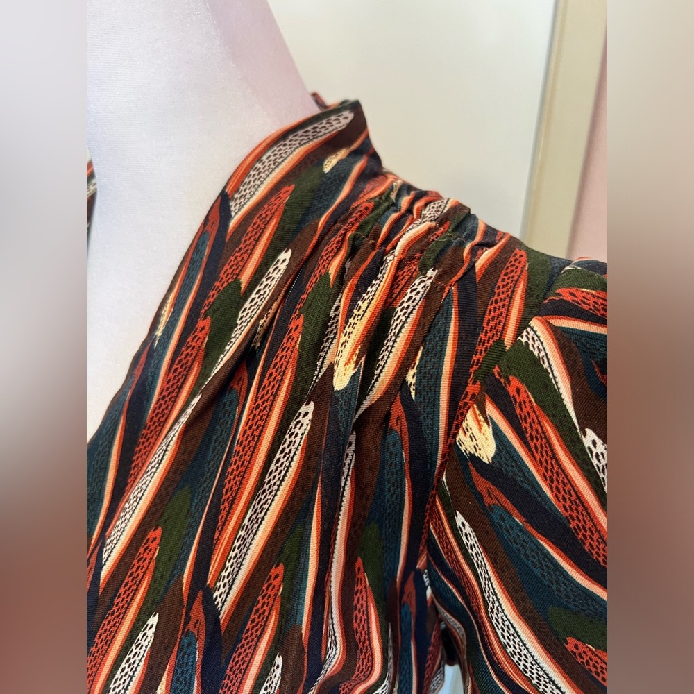 Rita Multi Feather Dress by Palava - Picture 12 of 16